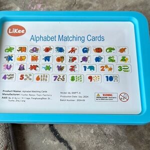 Alphabet Matching Cards - Blue